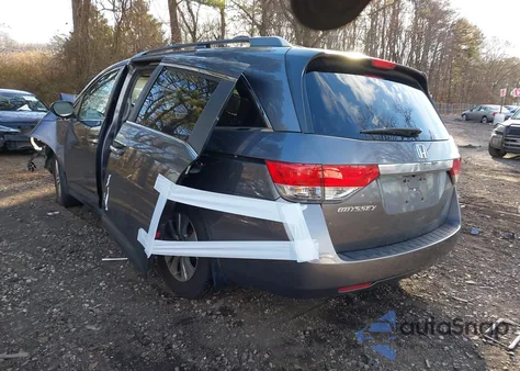 2015 Honda Odyssey Ex-L from USA, damaged, VIN 5FNRL5H63FB025568